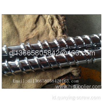 No.1 Extruder Screw dan barel untuk mesin Extruder